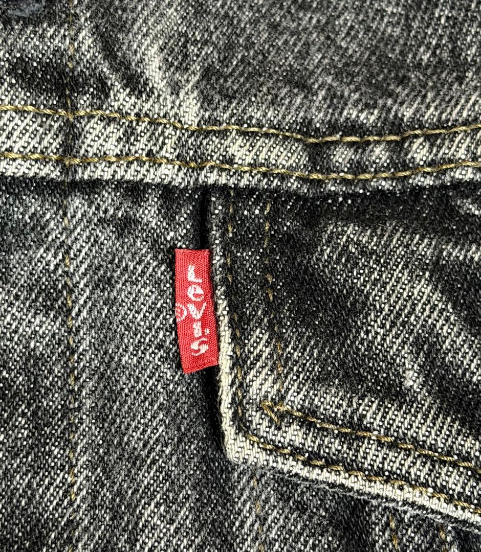 90s Levi’s 70503 先染め ブラック デニムジャケット L サイズ