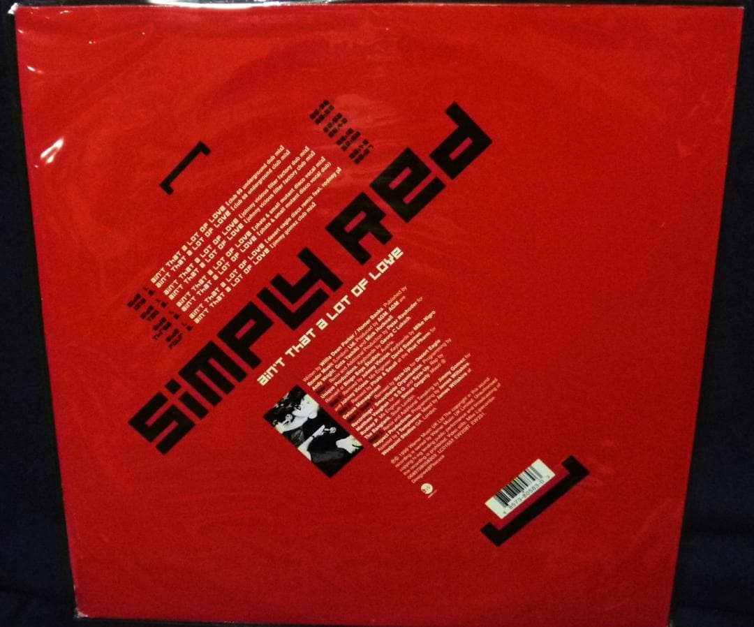 新品 Simply Red - Ain't That A Lot Of Love