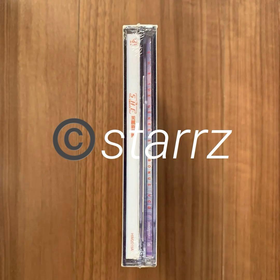 S.H.E SHE 美麗新世界 台湾盤CD+VCD 新品未開封