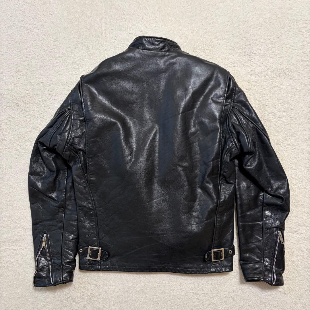 良品　SCHOTT 141 シングルライダース レザージャケット USA製　38