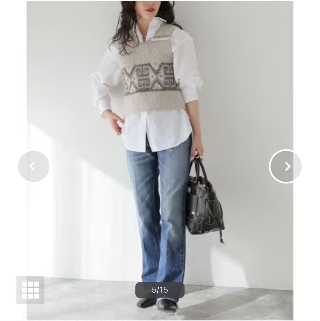 トップス INSCRIRE Cowichan No Sleeve Sweater