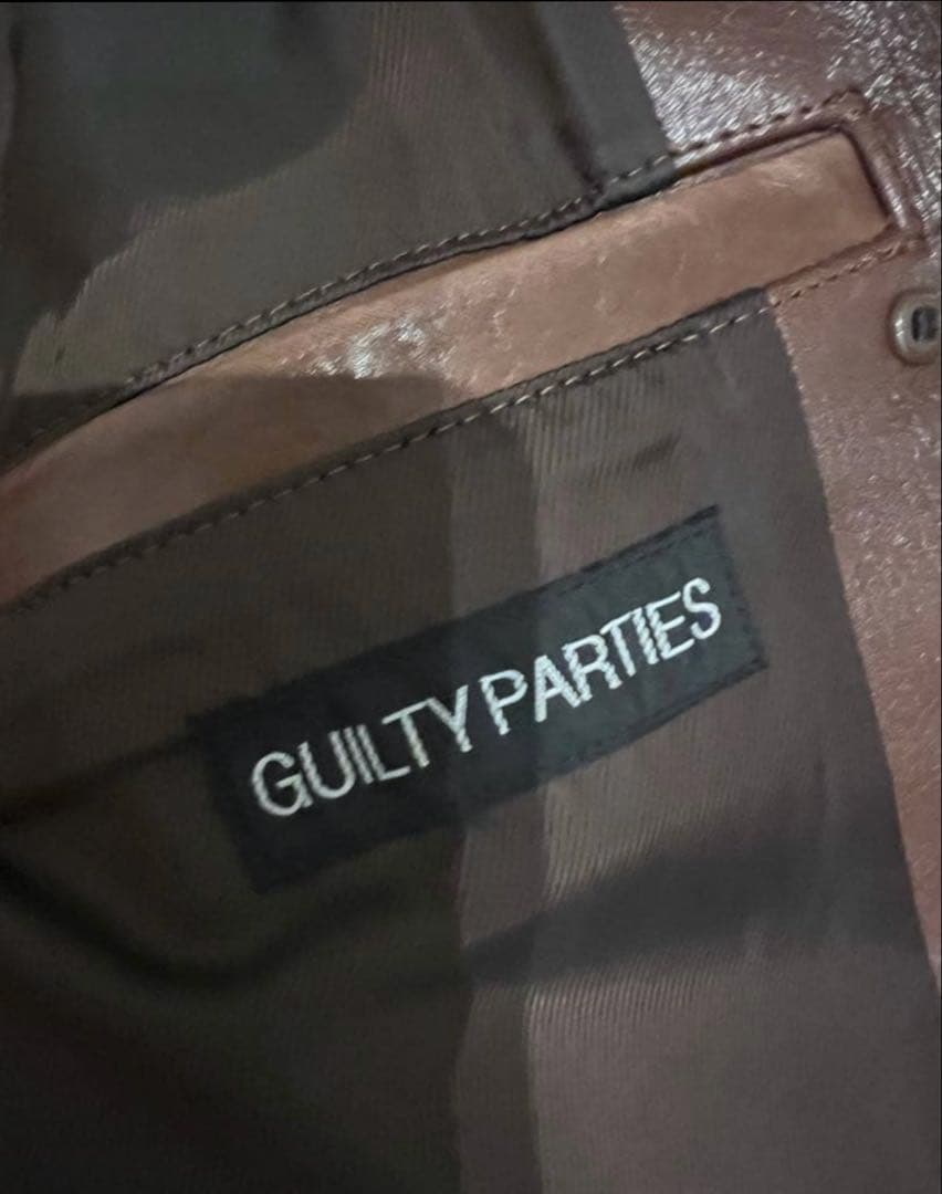 ワコマリア　LEATHER DOUBLE BREASTED COAT