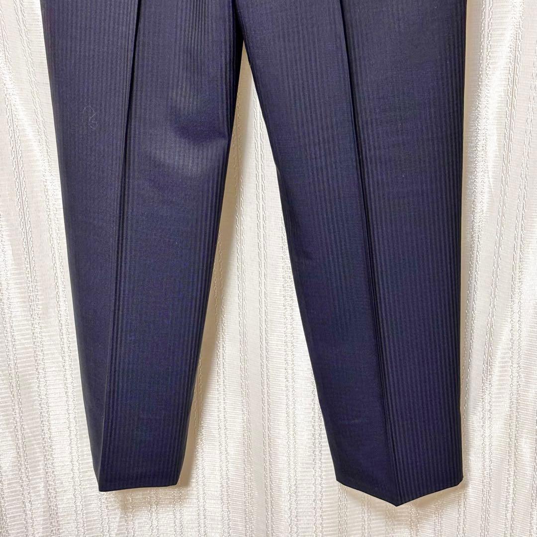 新品未使用✨　VAN BROTHERS ネイビーストライプスーツセット　L