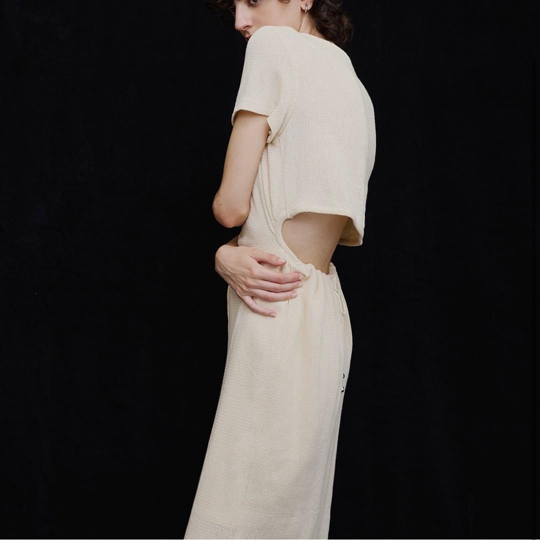新品 2025 アメリ MEDI 2WAY COTTON MESH DRESS