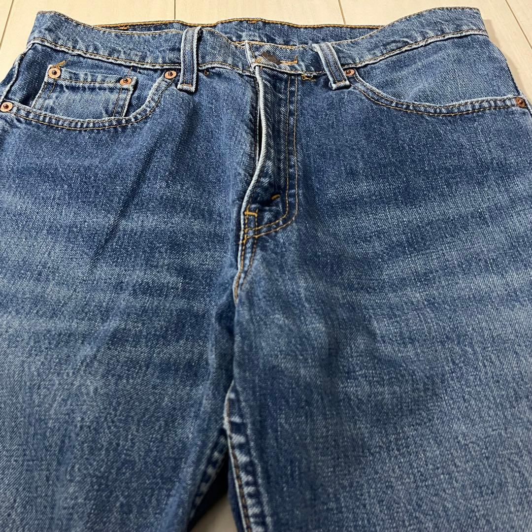 d*様 94年製 Levi’s 519 USA製 W31 66系縦落ち デニム