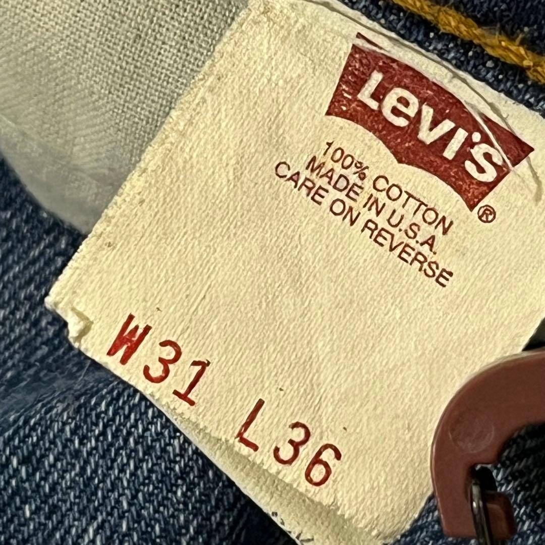 d*様 94年製 Levi’s 519 USA製 W31 66系縦落ち デニム