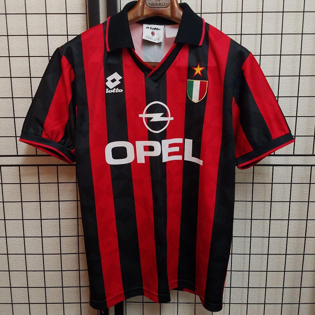 94/96 lotto × AC MILAN S/S Game Shirts