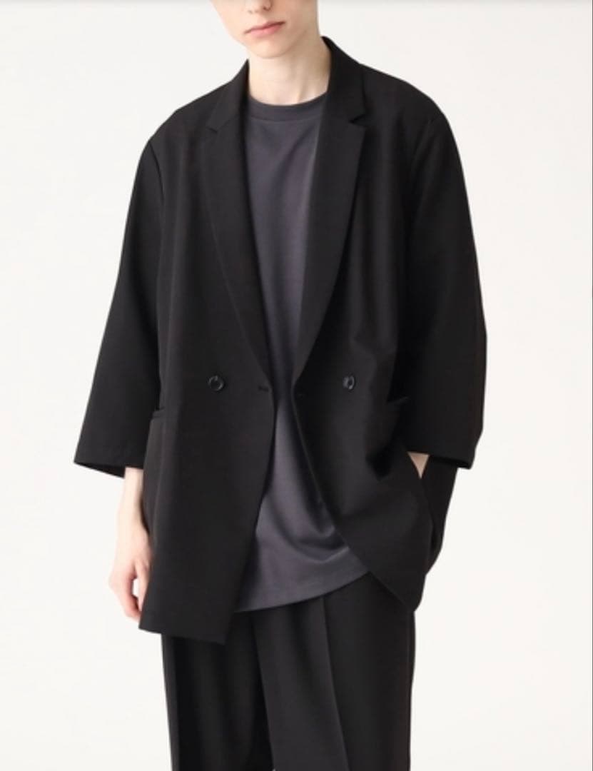 【新品未使用】tk.TAKEOKIKUCHI ヴィールマテリアル7分袖ジャケット