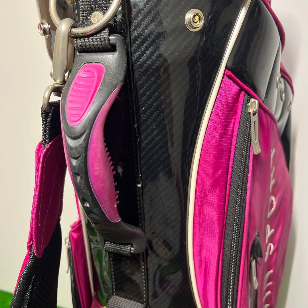 JB1775 LANVIN SPORT レディース キャディバッグ スタンド式