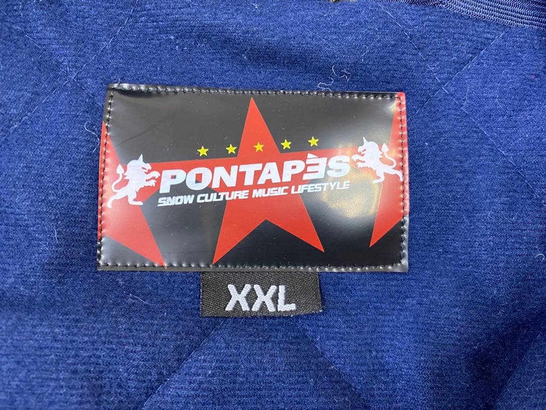 e1071☆PONTAPES 迷彩柄 上下スノーボードウェア XXL