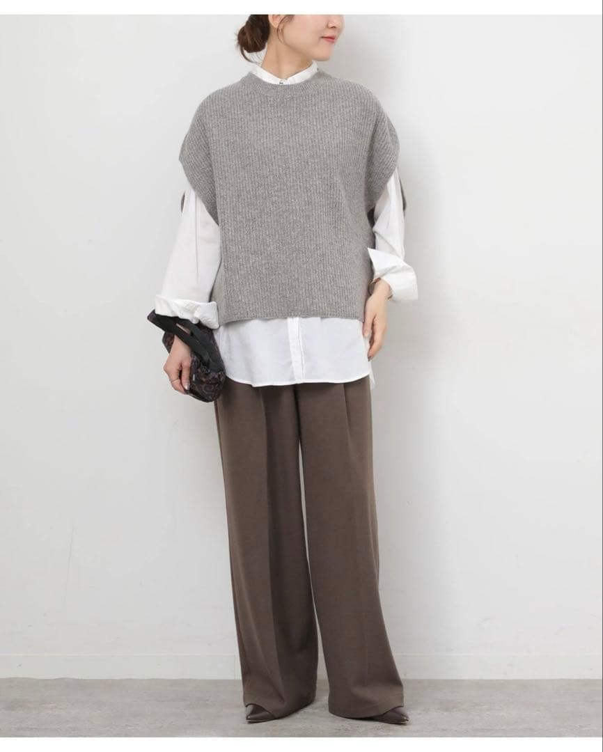 JOURNAL STANDARD relume ハミルトンウール畔ベスト グレー