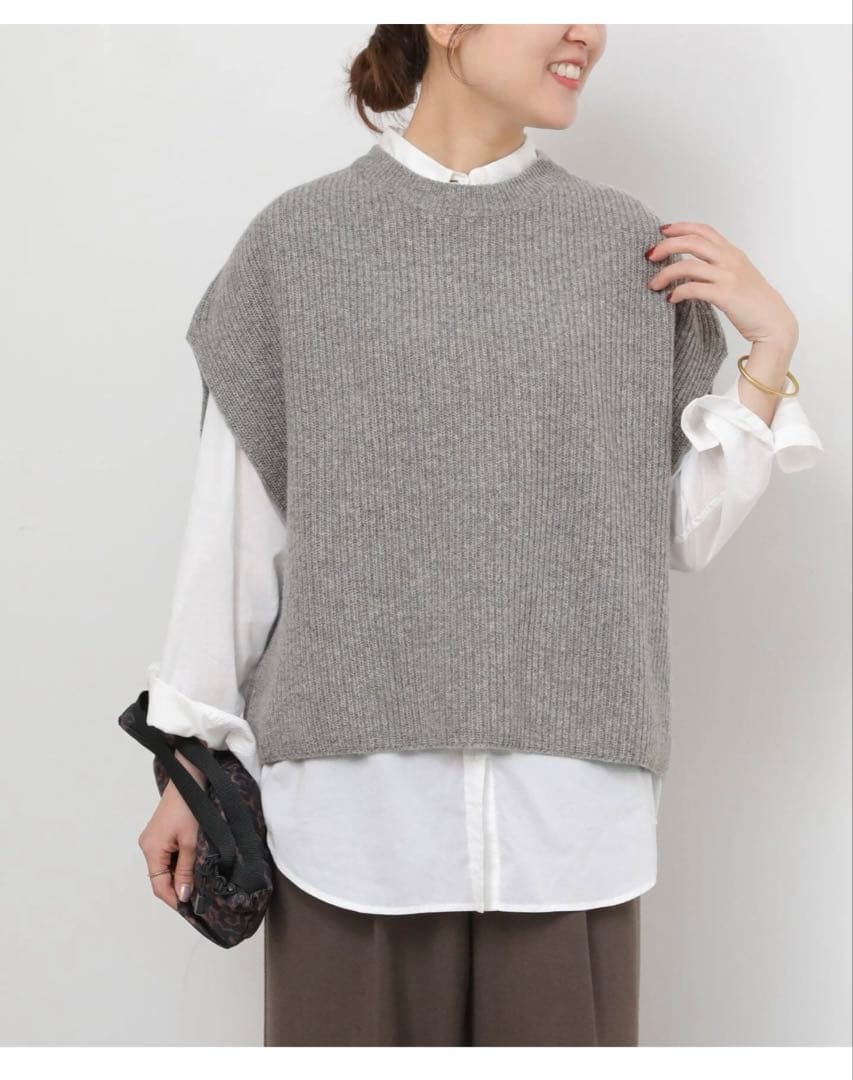 JOURNAL STANDARD relume ハミルトンウール畔ベスト グレー