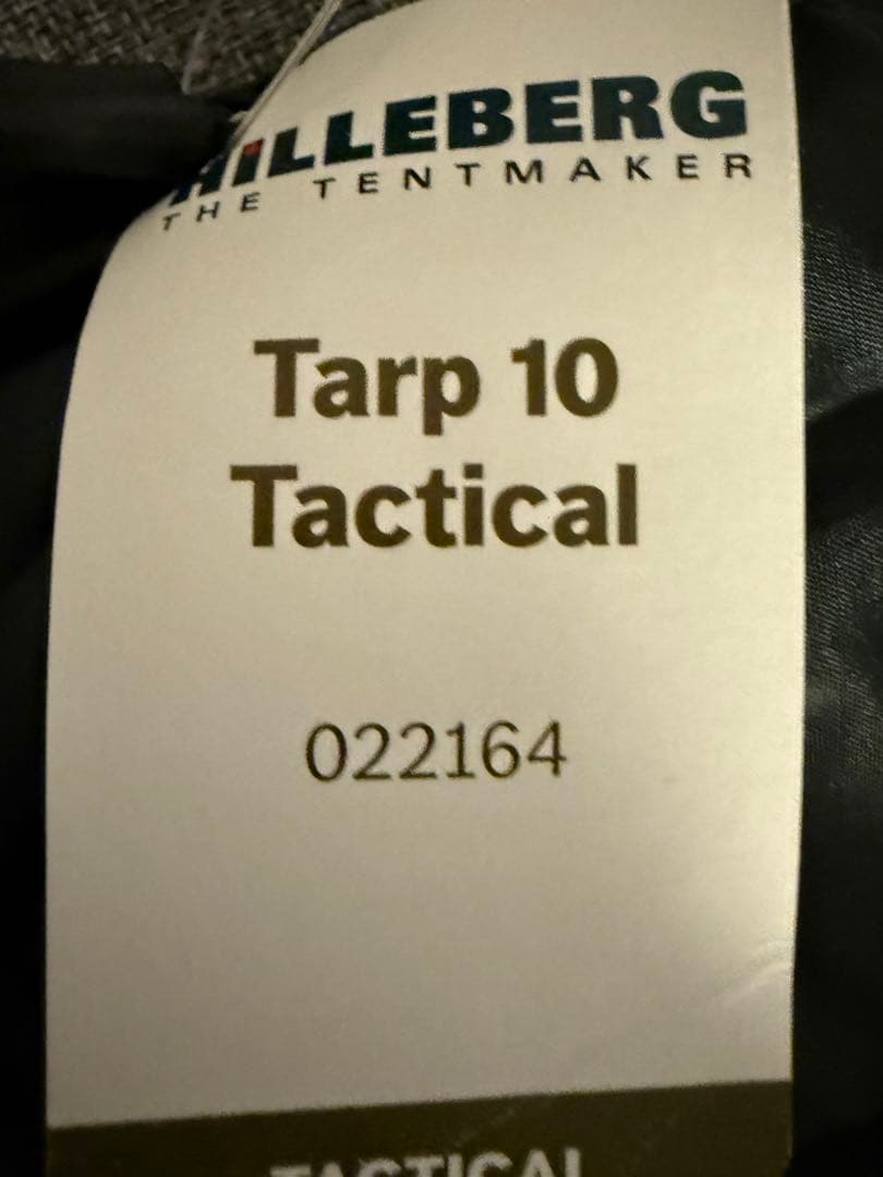 HILLEBERG Tarp 10 Tactical MIL 限定 ヒルバーグ