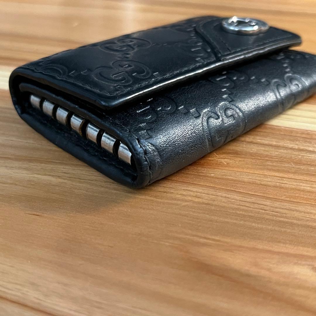 GUCCI GGロゴ　レザーキーケース