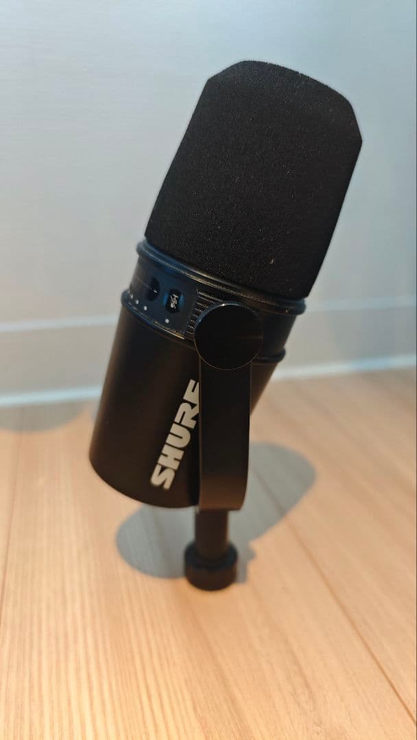 し*ん様 SHURE MV7 コンデンサーマイク ブラック