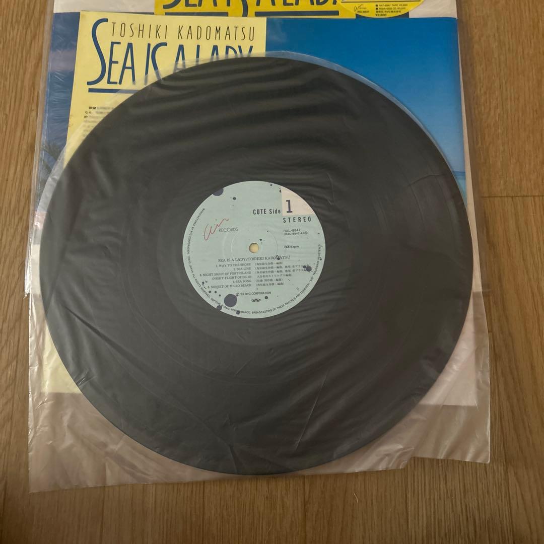 角松敏生　Sea Is A LADY レコードLPアルバム