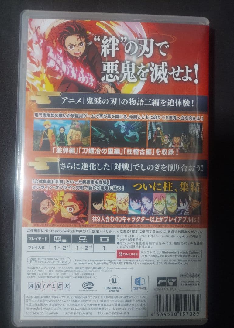鬼滅の刃 ヒノカミ血風譚 2 Switch スイッチ