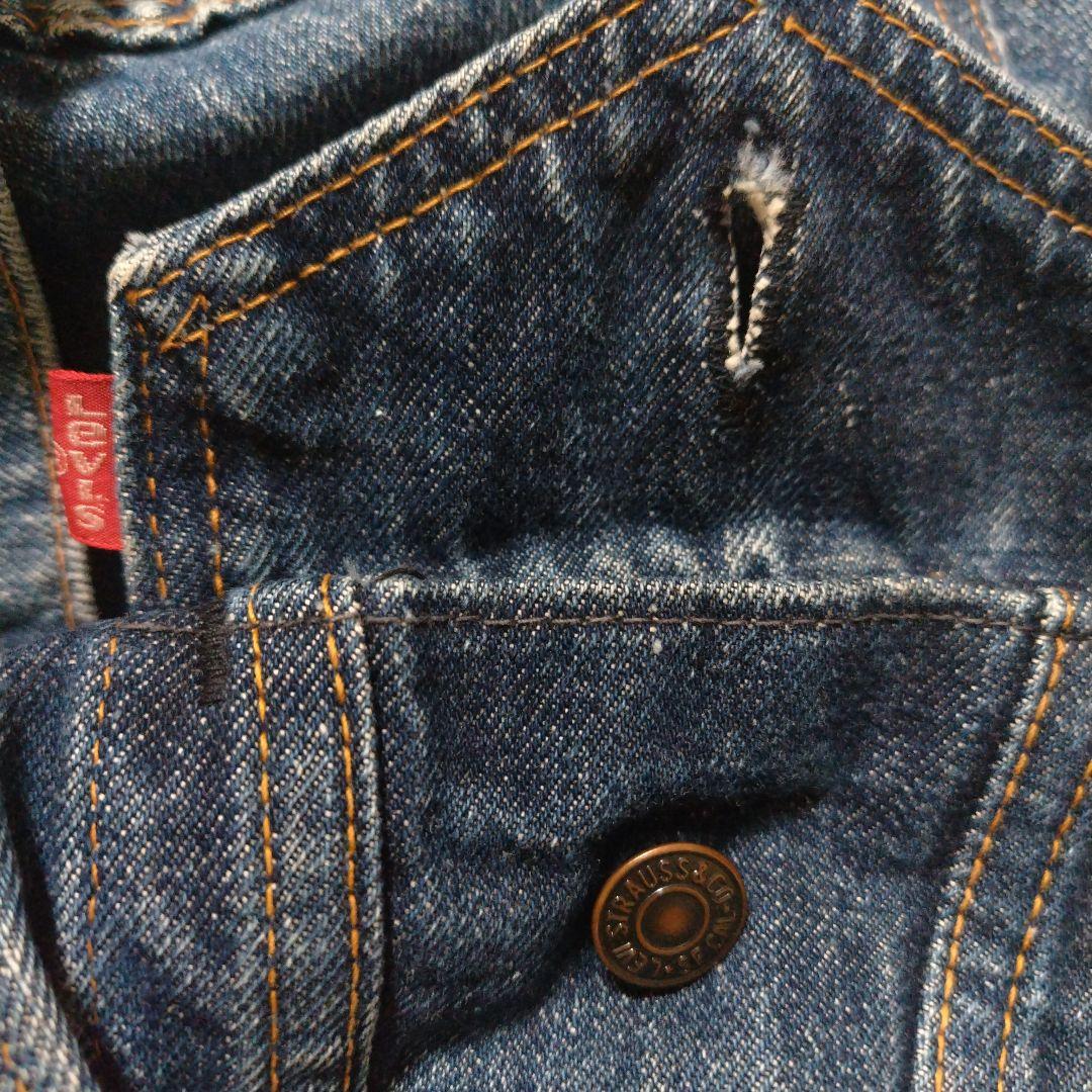 【70s】Levi's 70505 USA製 レインボーステッチ M～L