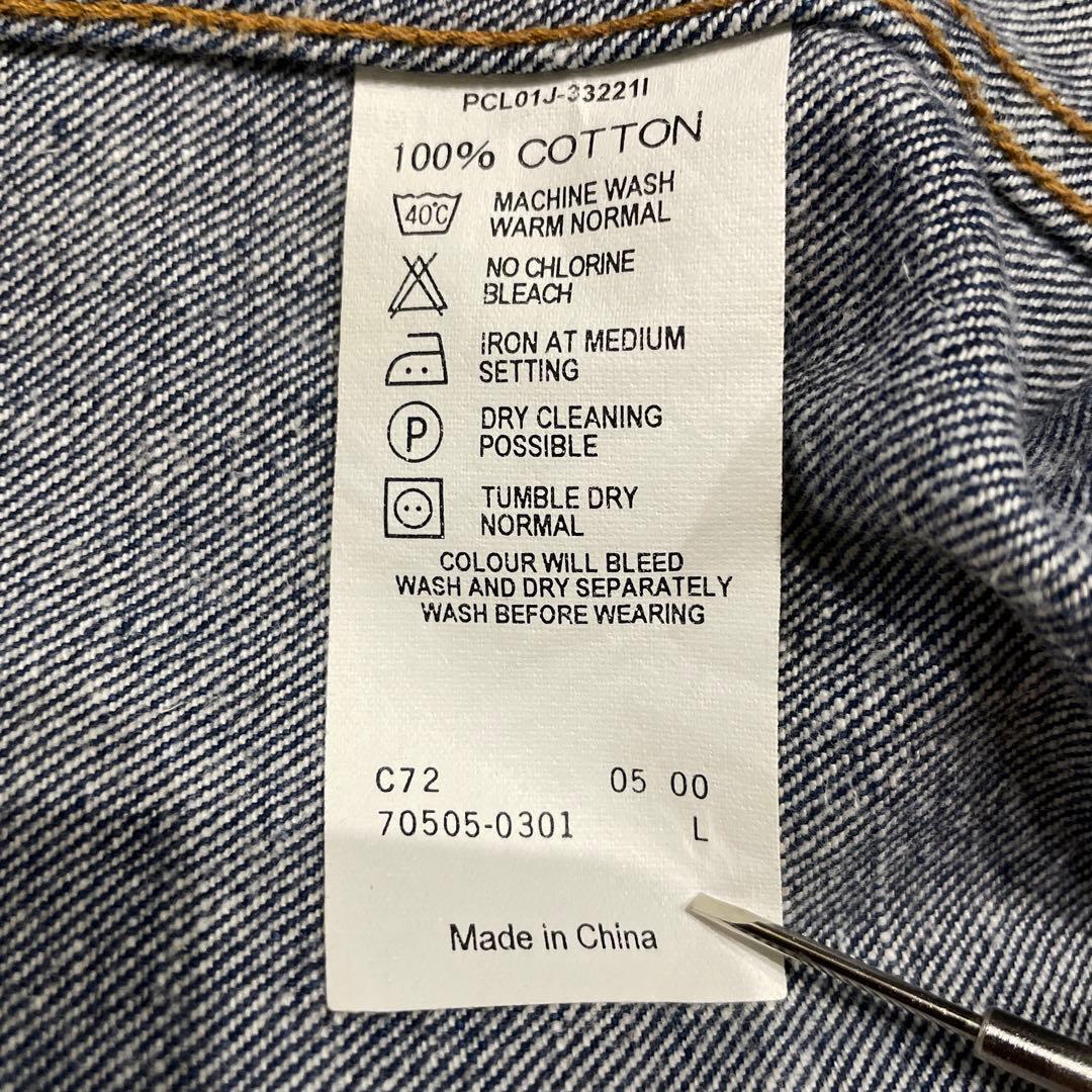 美品 00s Levi's 70505 デニムジャケット L リーバイス 4th