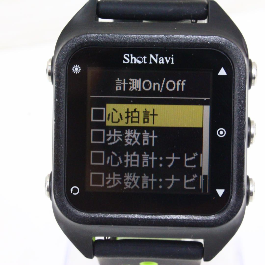 ◇美品 Shot Hug Beyond 腕時計型 GPSゴルフナビ ブラック
