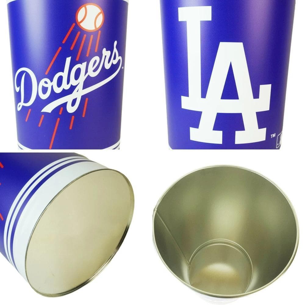 新品MLB公式ロサンゼルスドジャーストラッシュ缶ゴミ箱dodgers大谷翔平