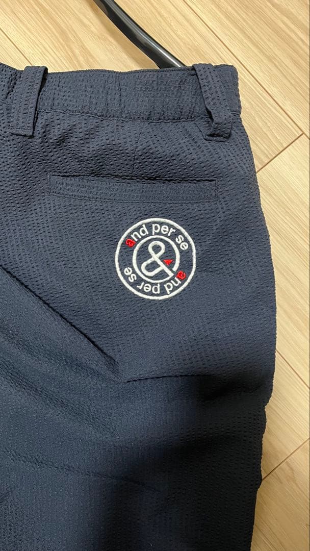 【美品】アンパスィ　ハーフパンツ　シアサッカー
