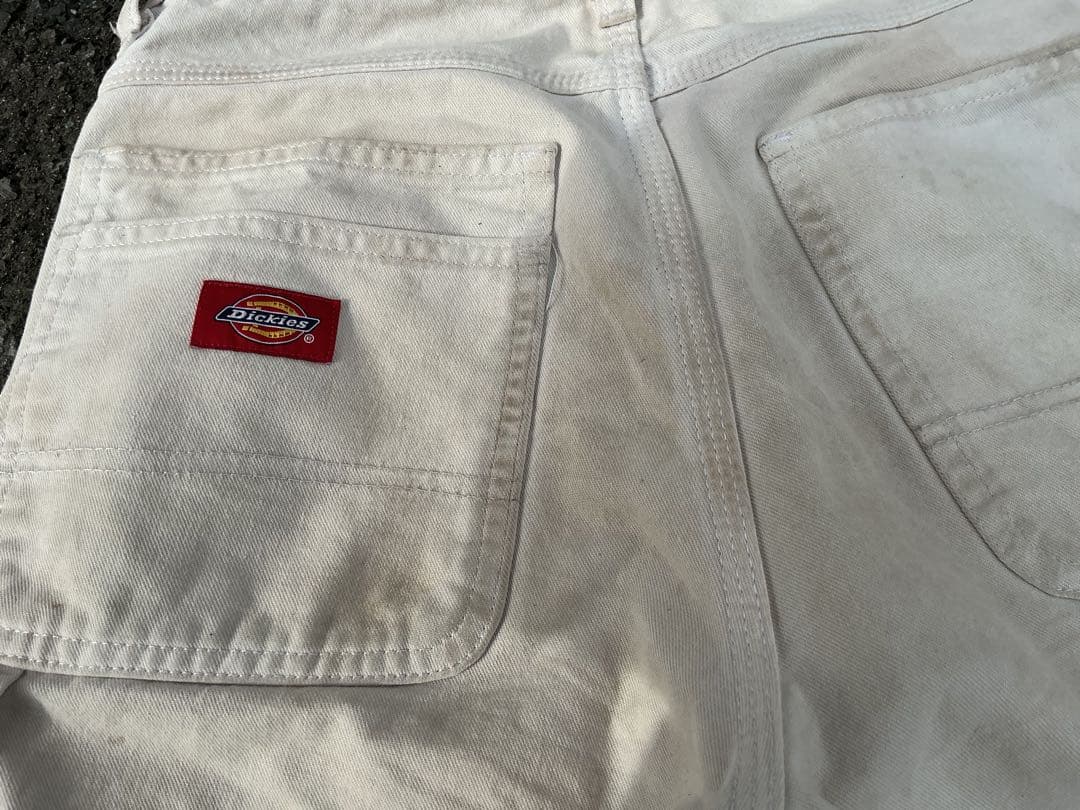 Dickies ホワイトペインターパンツ