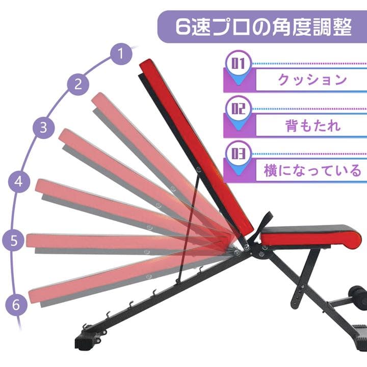 トレーニングベンチ フラットインクラインベンチ 折りたたみ式