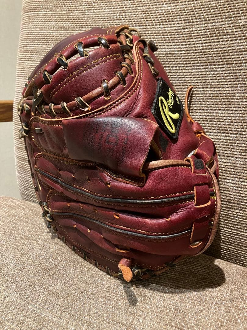 Rawlings by asics/硬式キャッチャーミット/ダークレッド