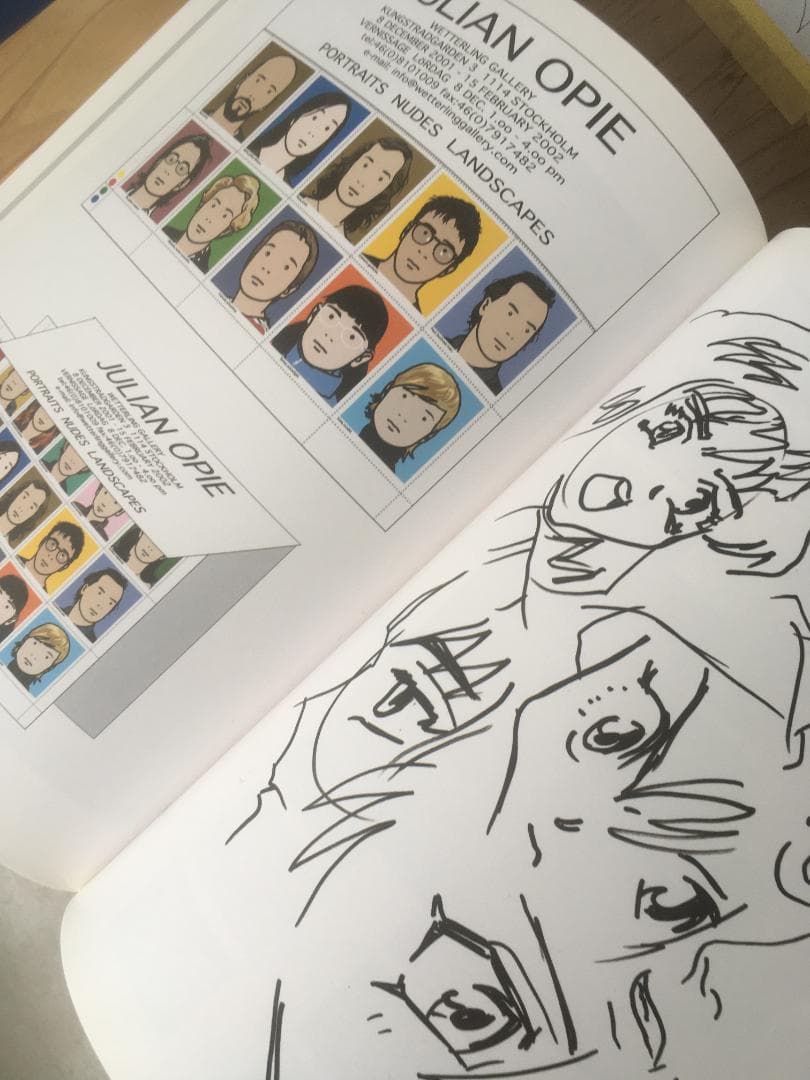 ジュリアンオピー Julian Opie 図録 カタログ