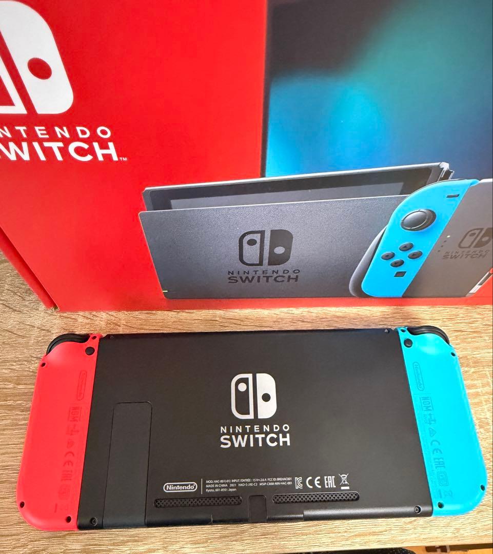 Nintendo Switch 本体 青/赤 Joy-Con付　バッテリー強化版