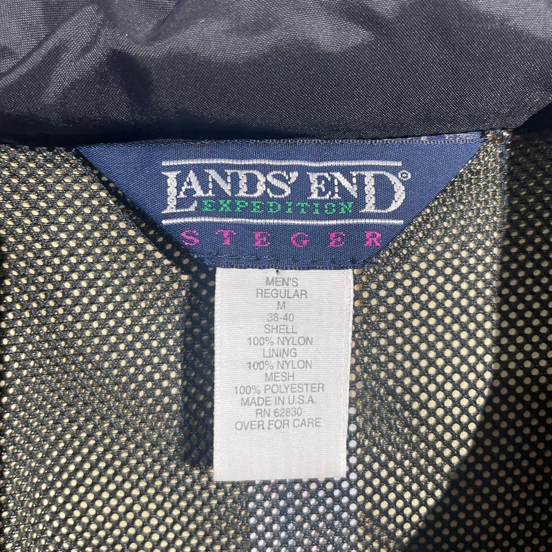 90s LAND'S END スキージャケット　ナイロン　アウトドア　USA製