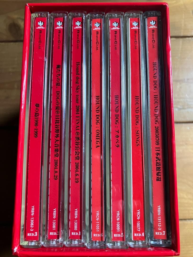 ハウンドドッグ　HOUND DOG / RED BOX + DVD + 3CD
