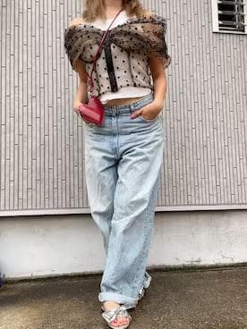 今日だけ売切‼️maison special レイヤード チュール リボンベスト