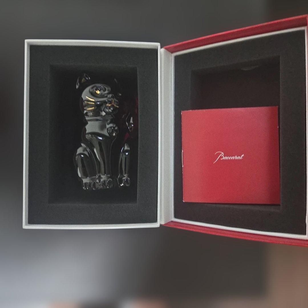 Baccarat クリスタル 招き猫 2体セット