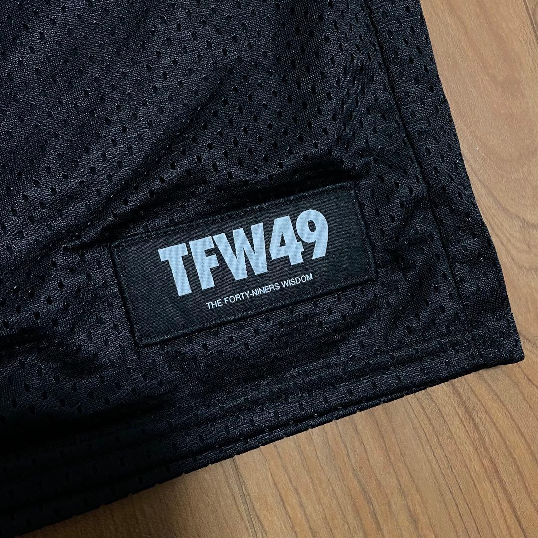 TFW49 モックネック　Tシャツ　XL ブラック　ゴルフ