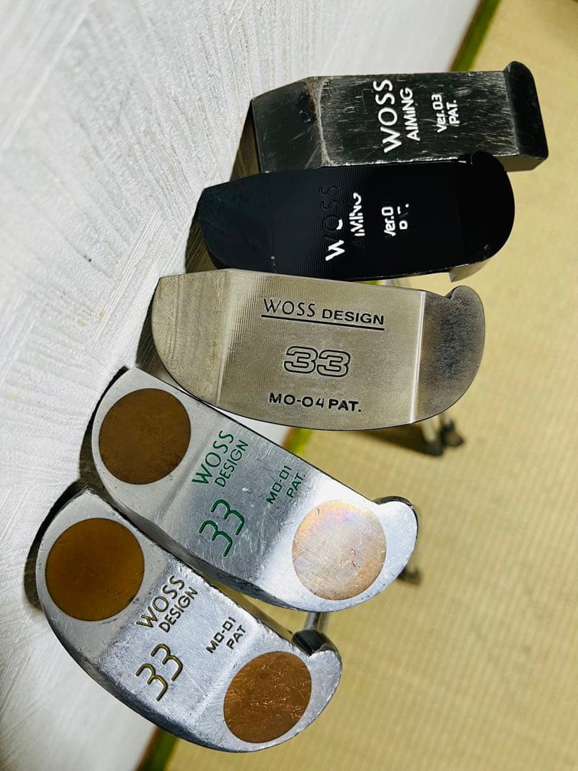 稀少品！コレックター放出品！激レア　WOSS　パター５点セット