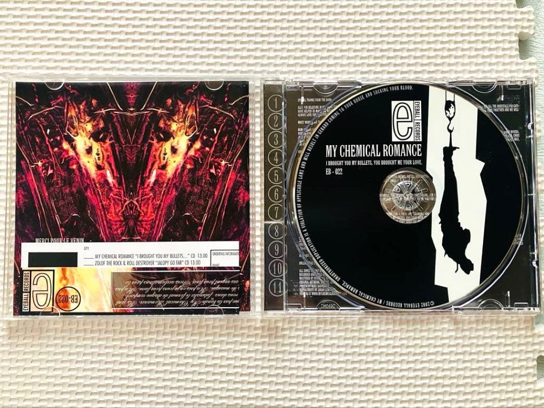 マイケミカルロマンス 1st 輸入盤　アルバム CD 帯歌詞カード　廃盤品