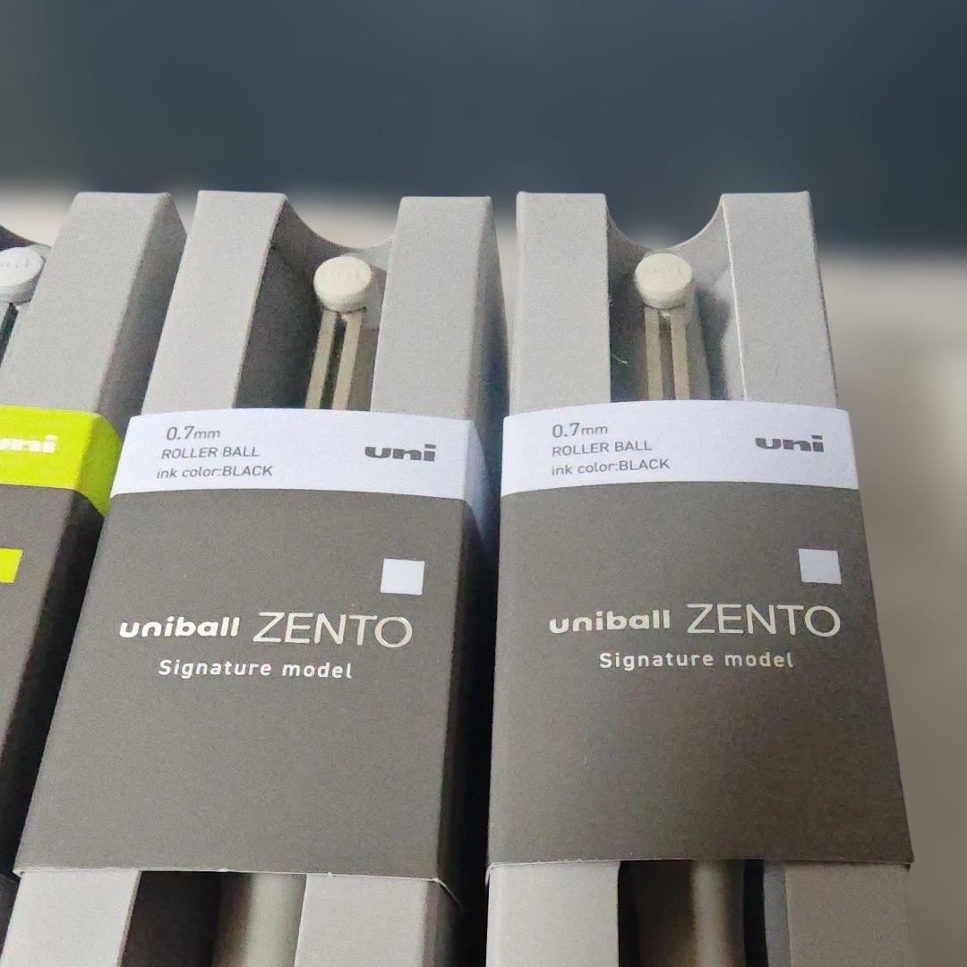 uniball ZENTO ボールペン 0.38mm/0.7mm　3本セット