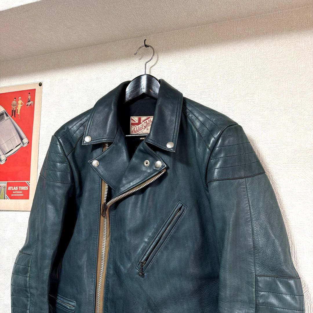 addict clothes AD-11 ホース　ライダース　ネイビー 40