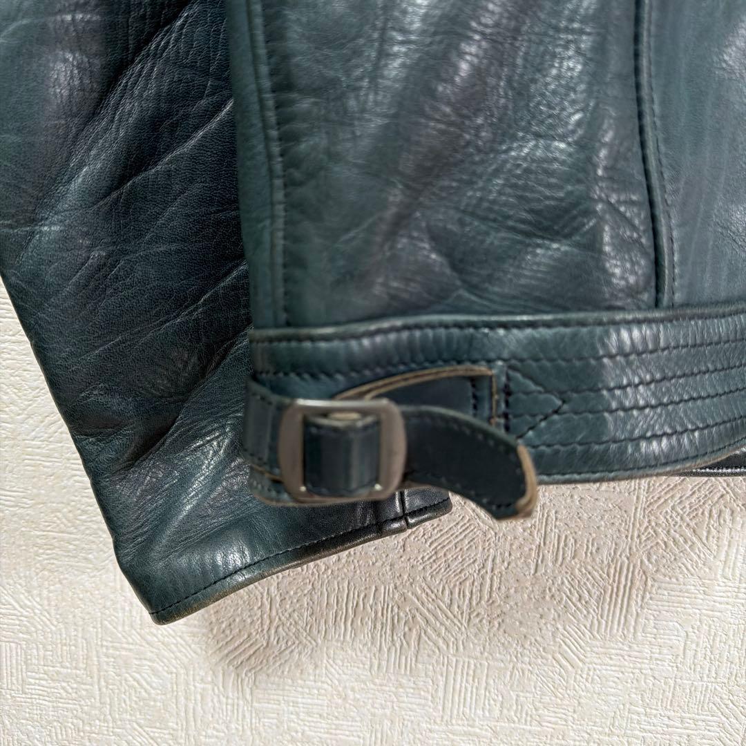 addict clothes AD-11 ホース　ライダース　ネイビー 40