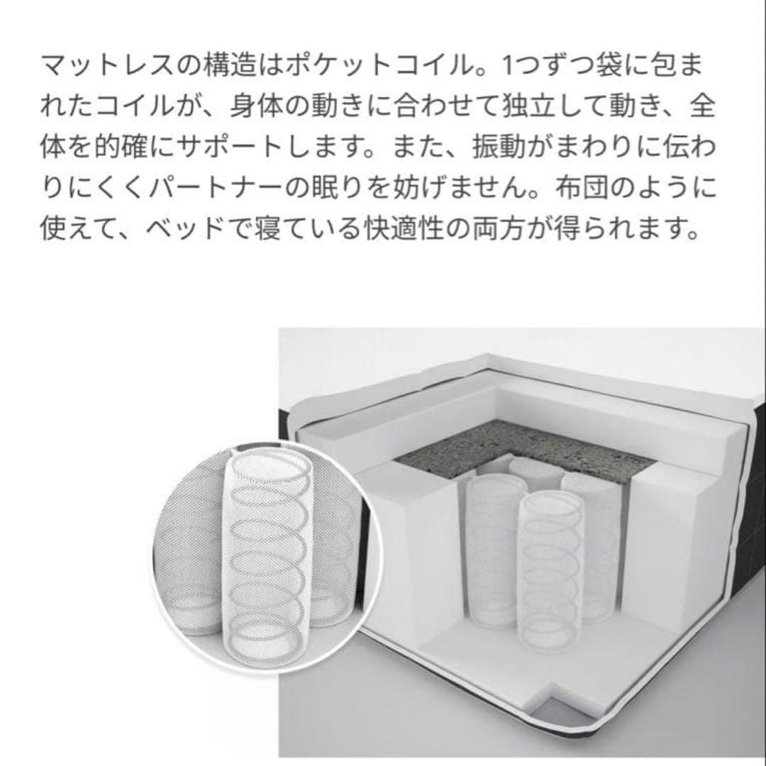 IKEA VITHÄLL ヴィトヘル ベッドマットレス 折りたたみ