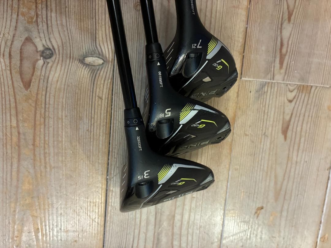 PING G430MAX フェアウエイウッド ♯3, ♯5,♯7　3本セット