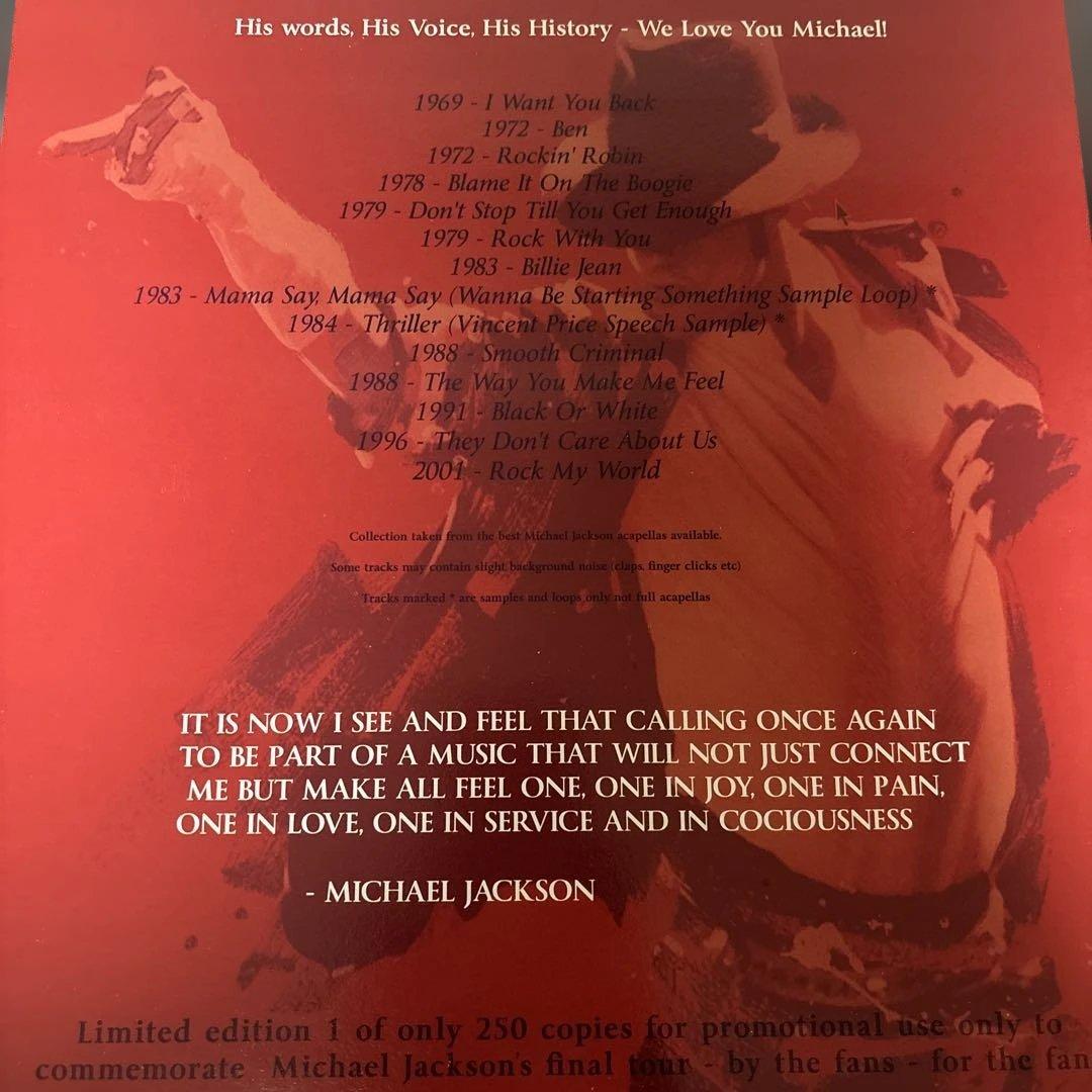 Michael Jackson The Acapella Album 新品未使用