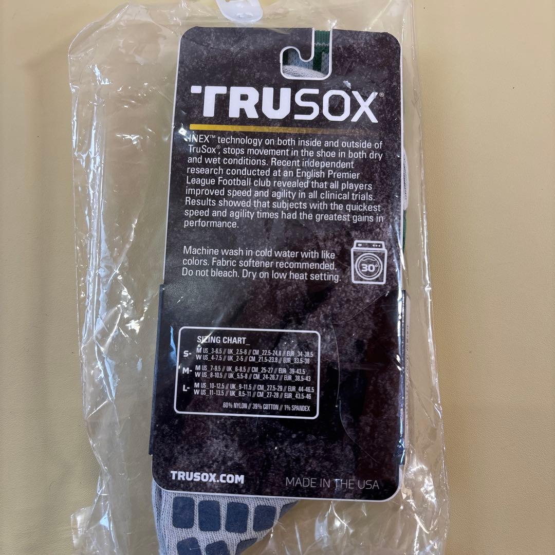 【新品】トゥルーソックス　TRUSOX グリーン　ミディアムサイズ