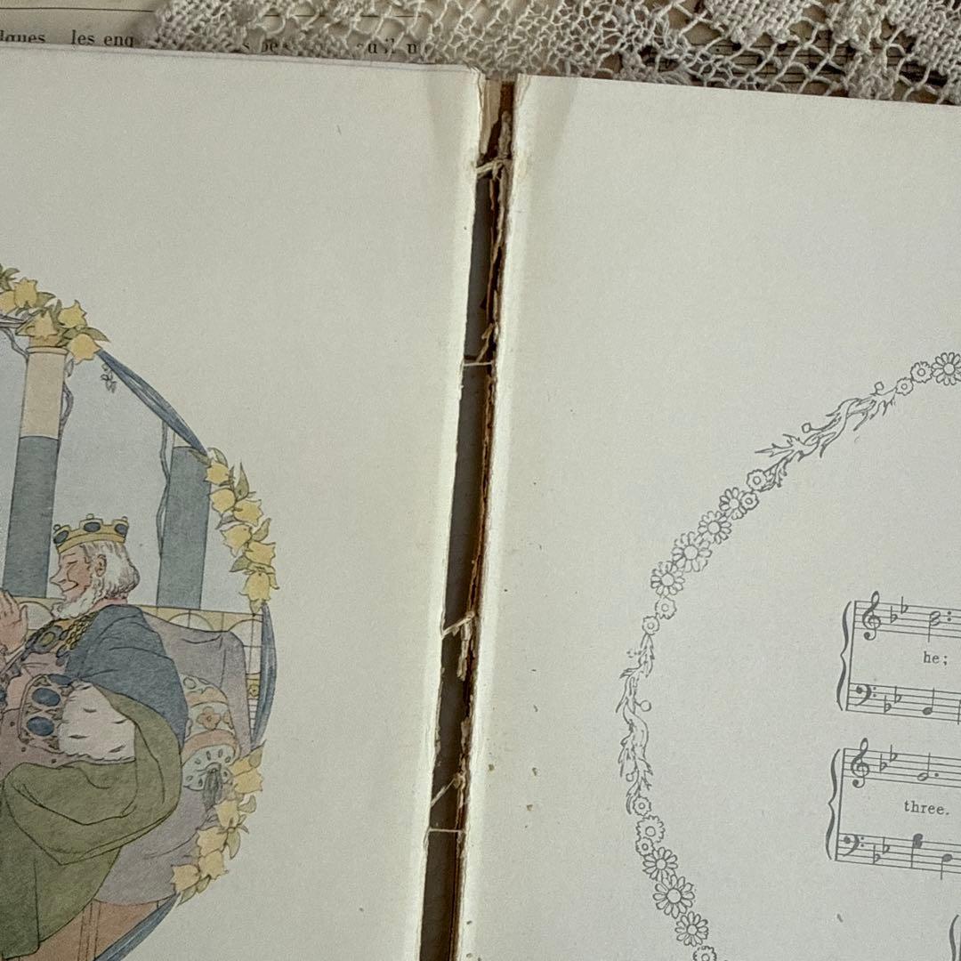 1912年アンティーク美しい絵本フランス語　洋書ジャンクジャーナル古書ルメール