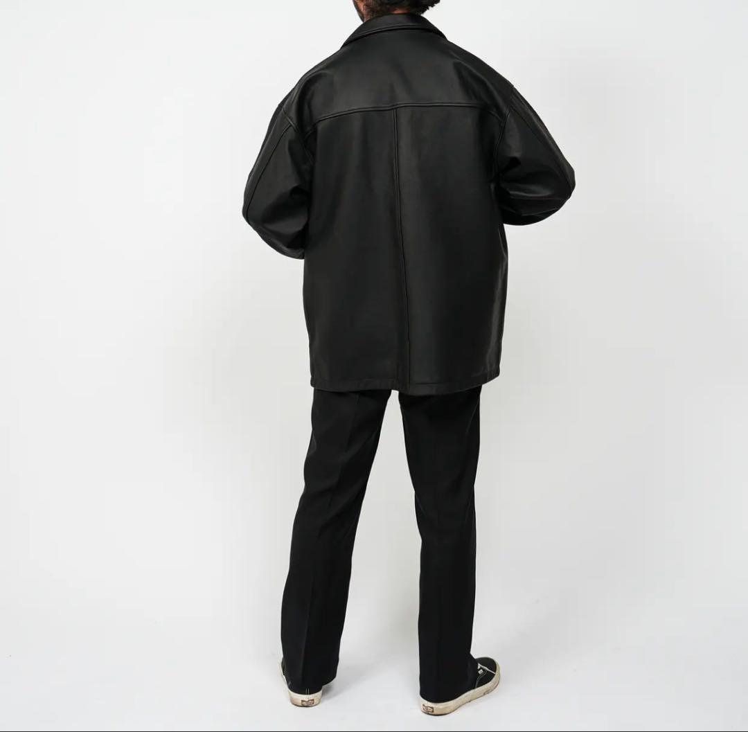 ジャケット・アウター Waterproof Calf Leather Car Coat ovy L
