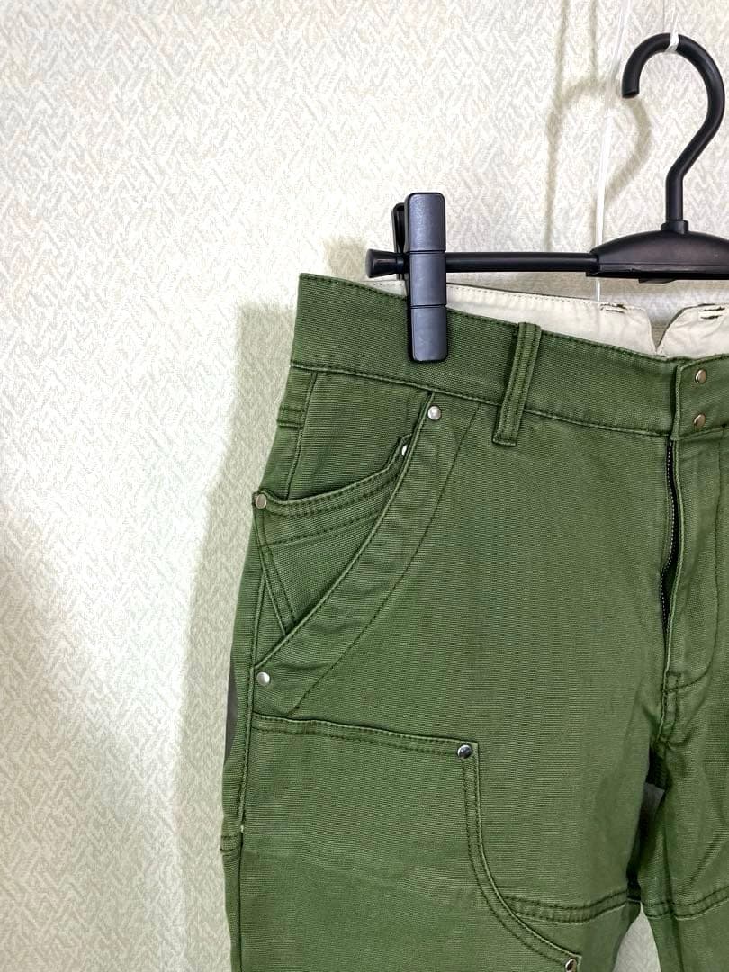 PEARLYGATESパーリーゲイツ　ストレッチパンツ グリーンサイズ5