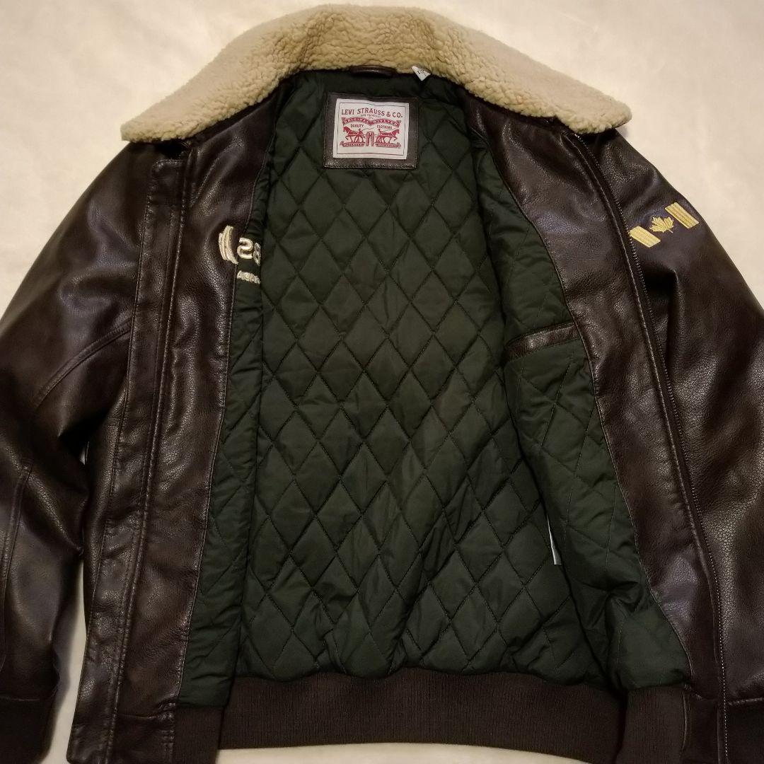 ジャケット・アウター Levi's PU Leather Bomber Jacket