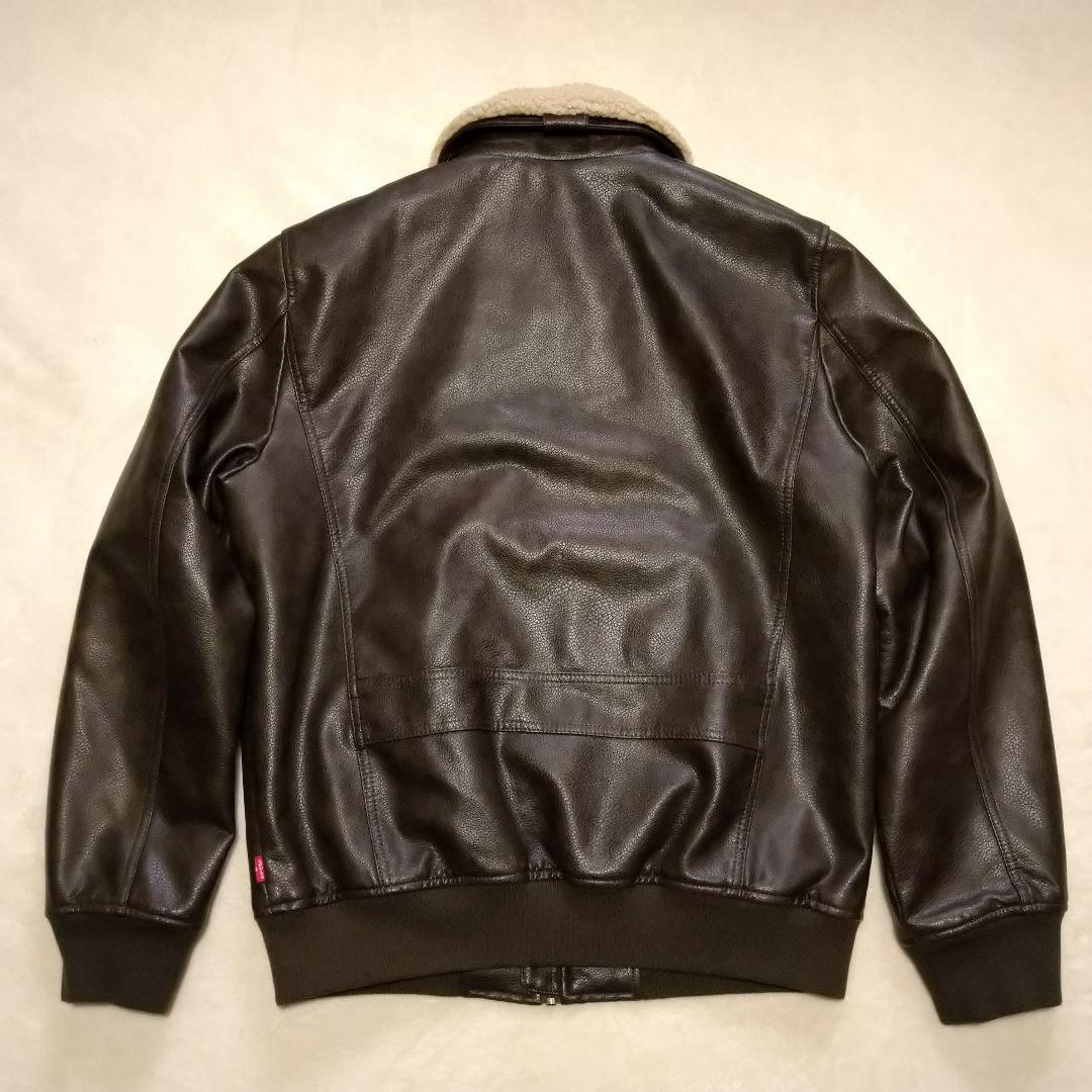 ジャケット・アウター Levi's PU Leather Bomber Jacket